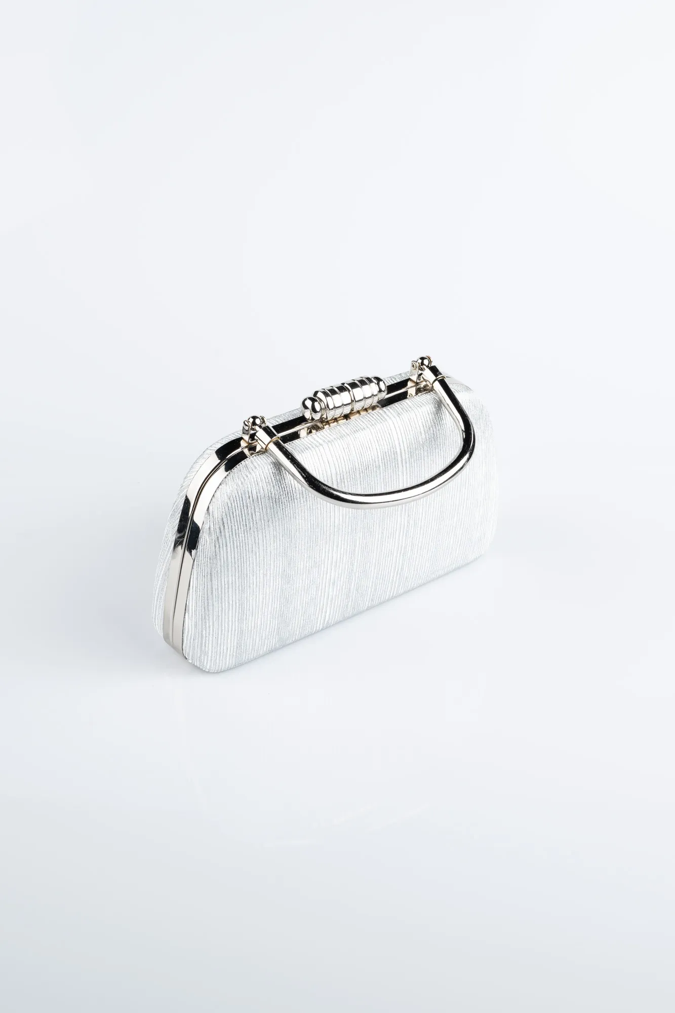 Silver-Laser Cut Night Bag SH839