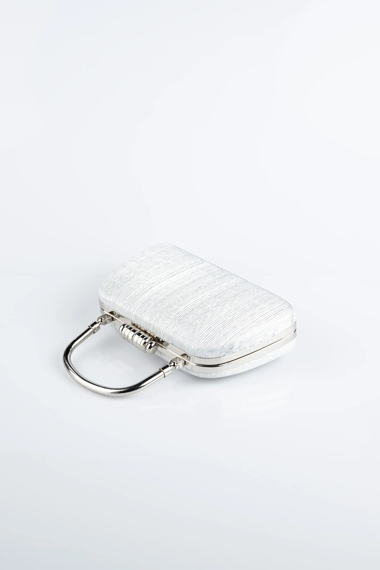 Silver-Laser Cut Night Bag SH839