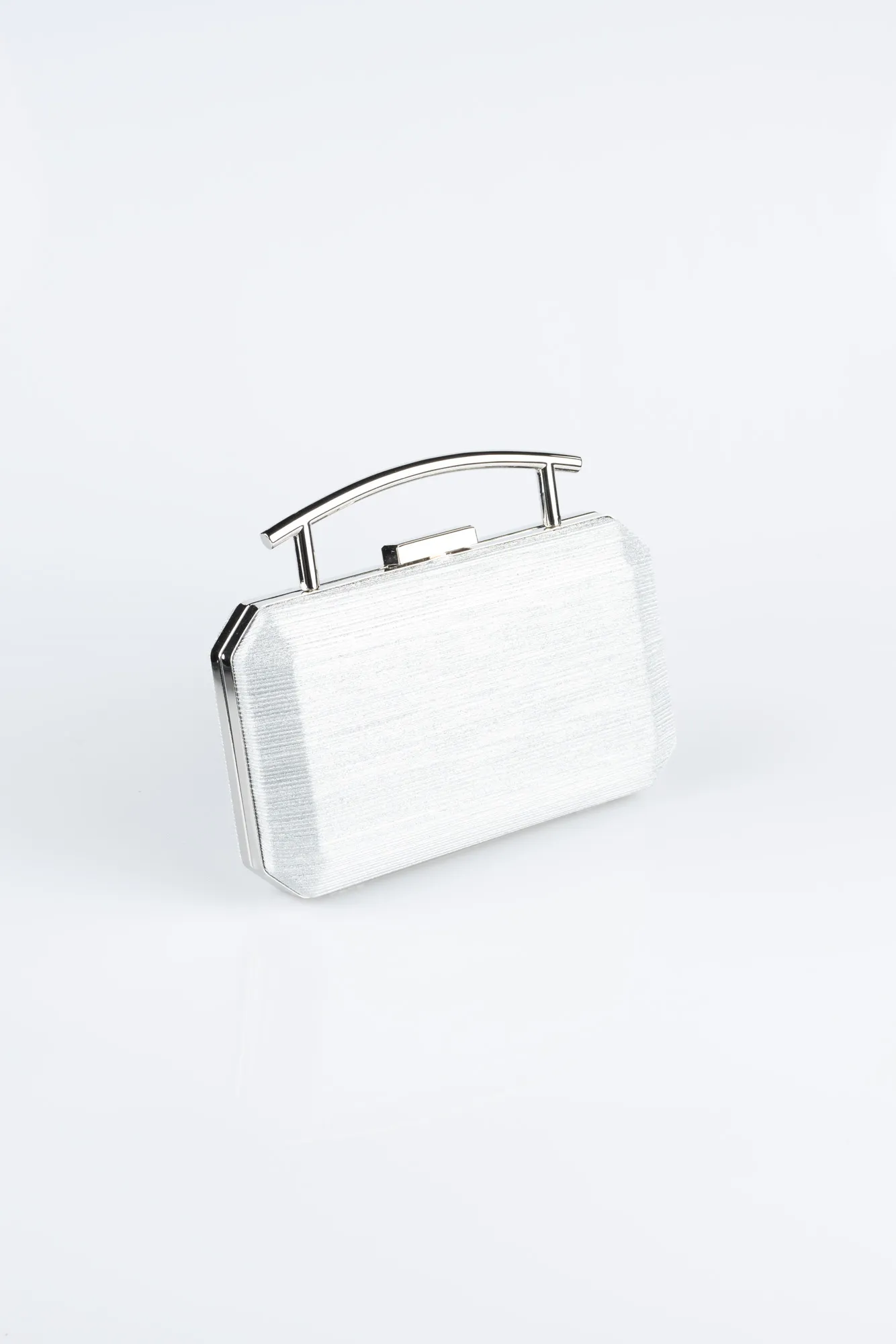 Silver-Laser Cut Night Bag KC710