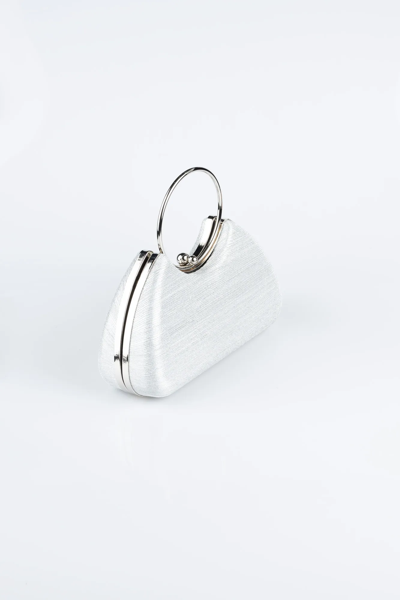 Silver-Laser Cut Night Bag KC712