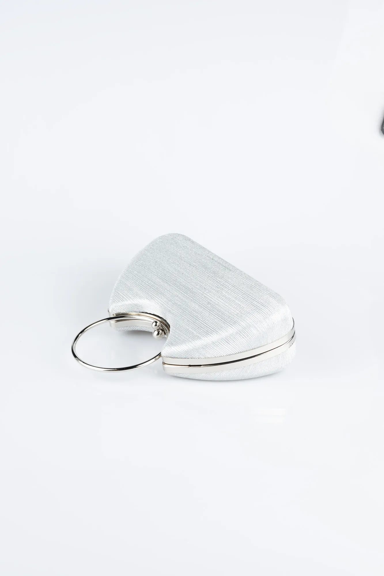 Silver-Laser Cut Night Bag KC712