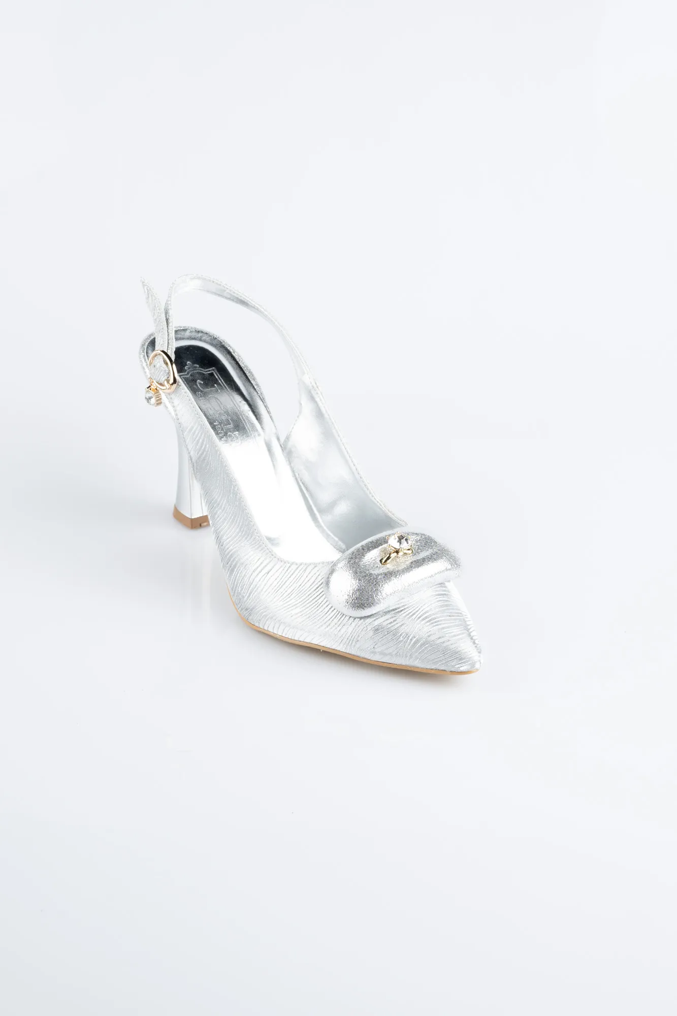 Silver-Laser Cut Stiletto MJL5164