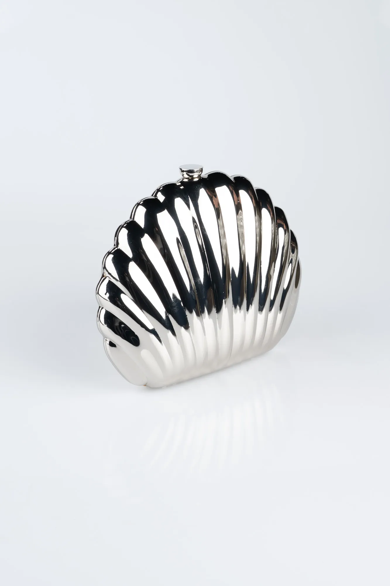 Silver-Metal Night Bag SH848