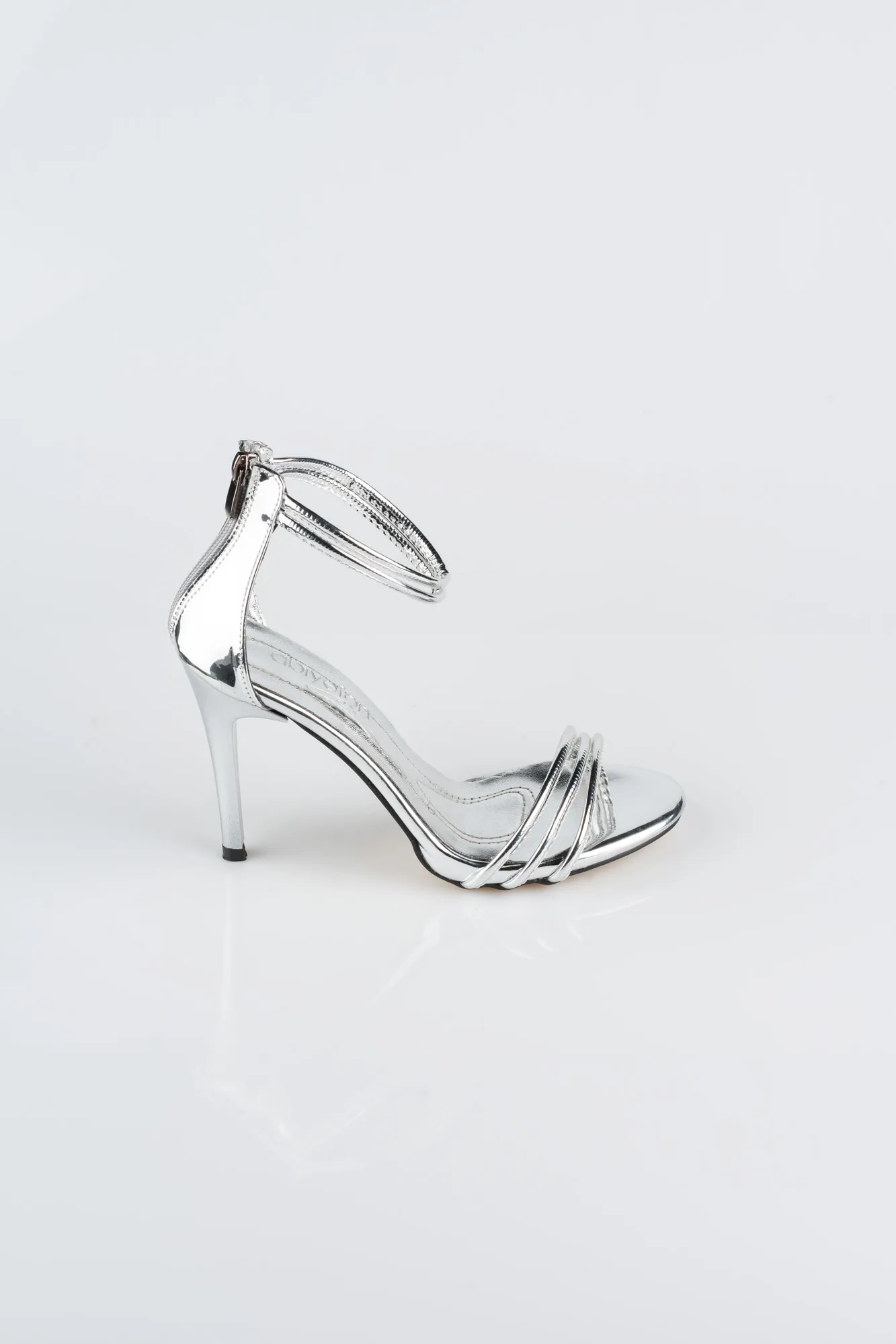 Silver-Mirror Evening Shoe ABA7631