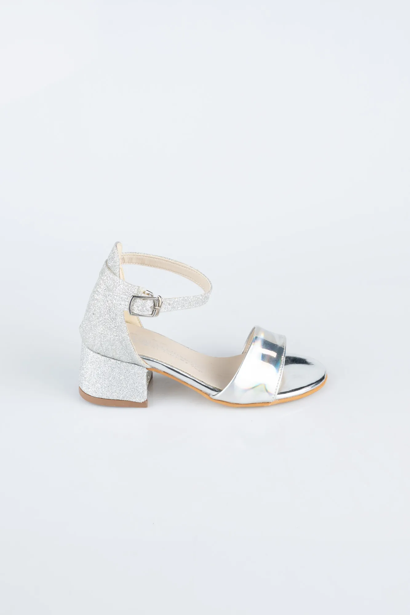 Silver-Mirror Kids Shoe SE768