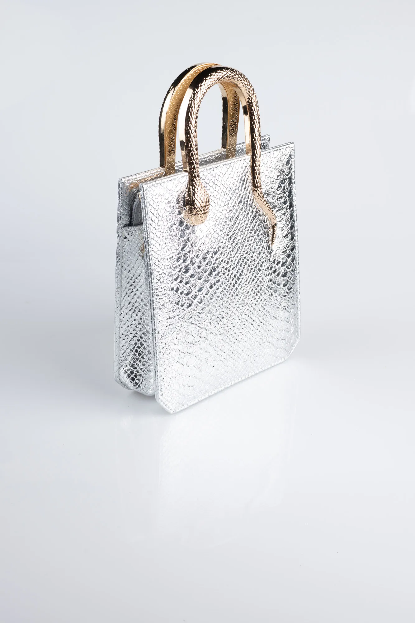 Silver-Patterned Evening Bag KC143