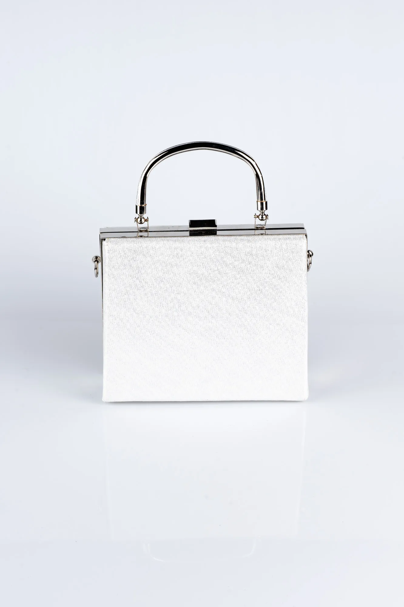 Silver-Prd Box Bag V294