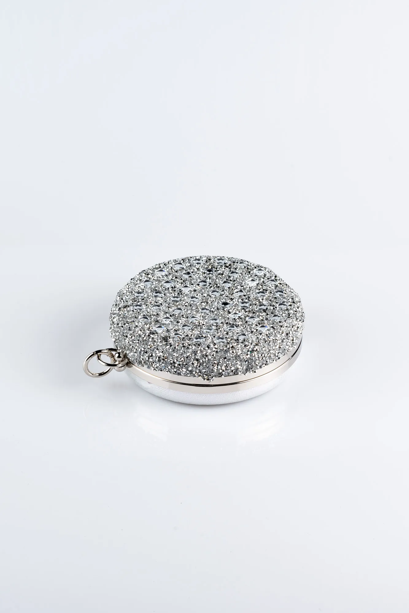 Silver-Plaster Fabric Evening Bag SH814