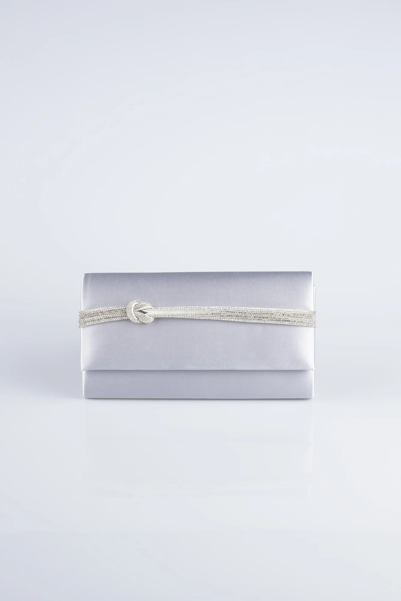 Silver-Satin Night Bag VS0424