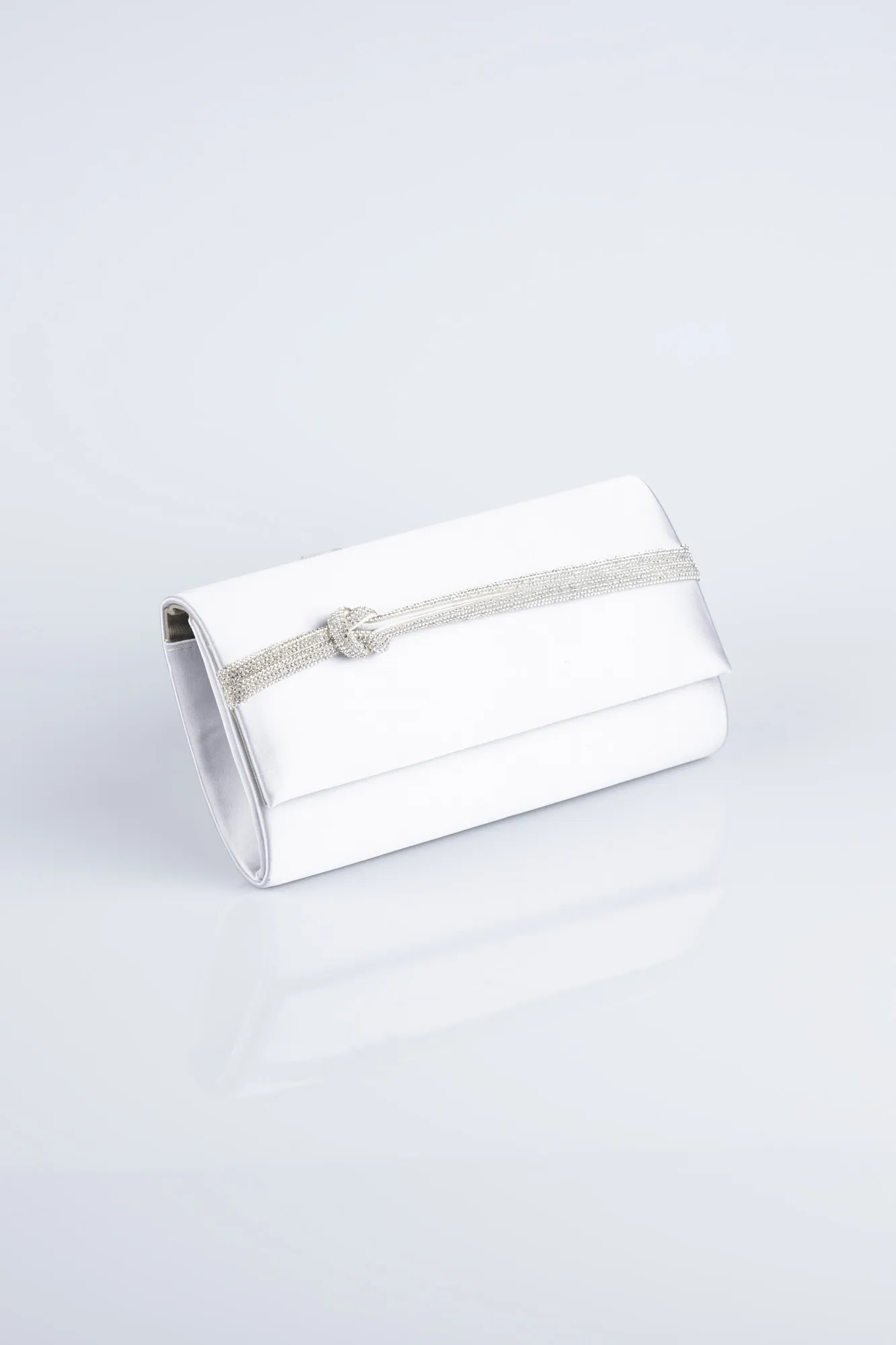 Silver-Satin Night Bag VS0424