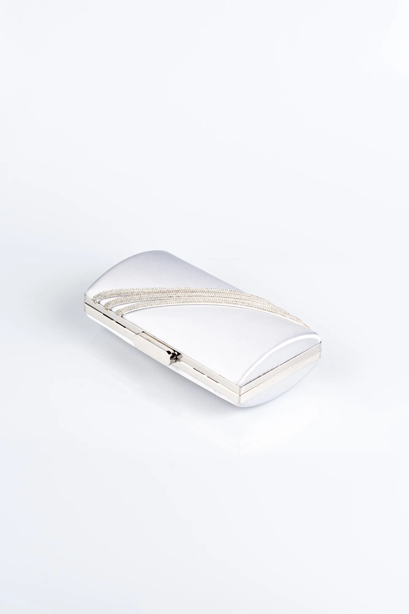 Silver-Satin Night Bag VT9233