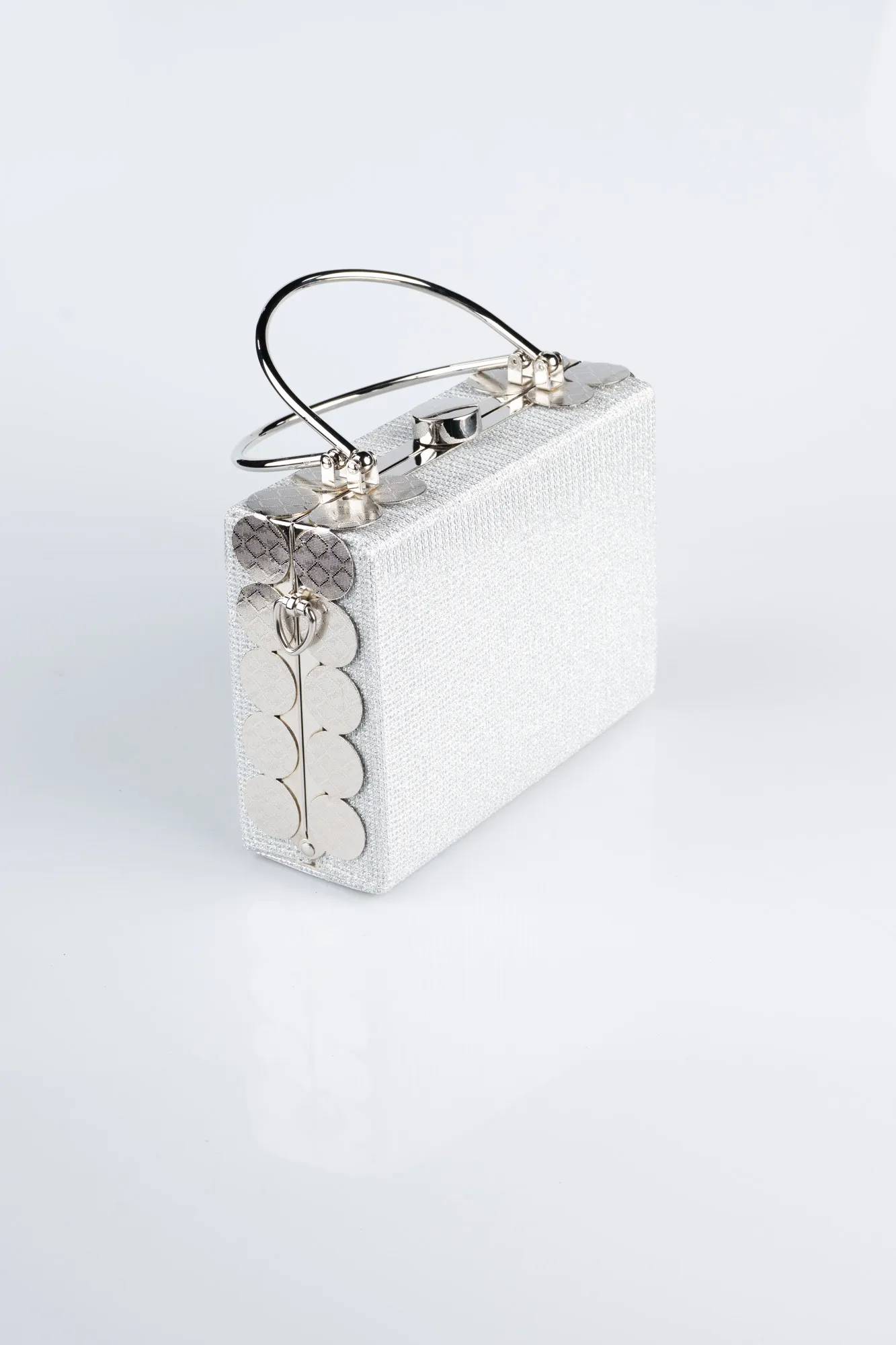 Silver-Silvery Night Bag KC161