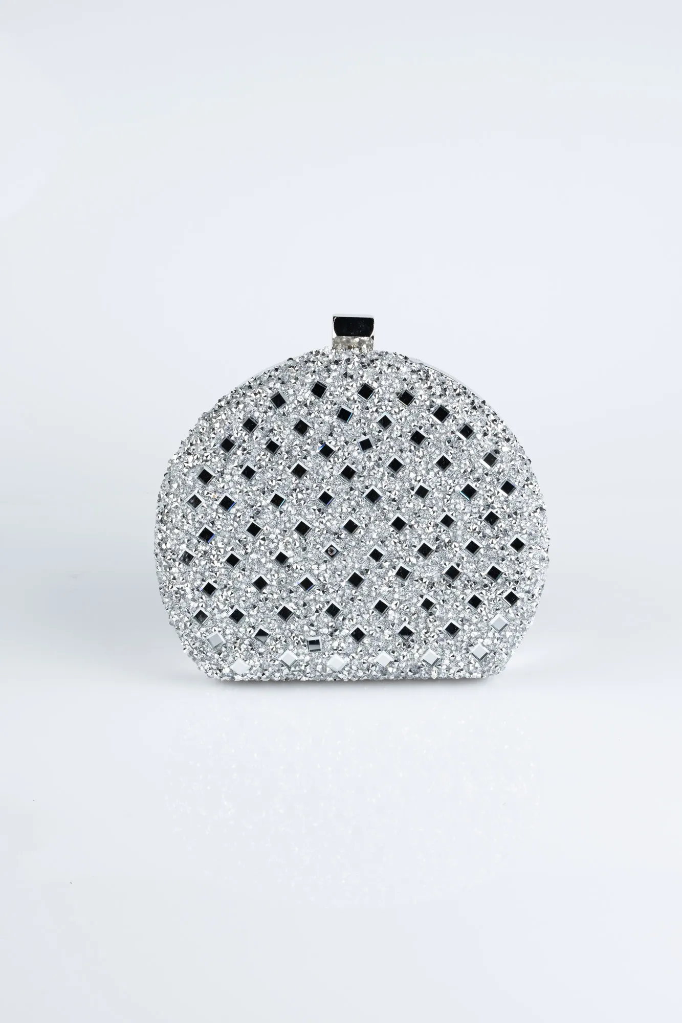 Silver-Stony Box Bag SH811