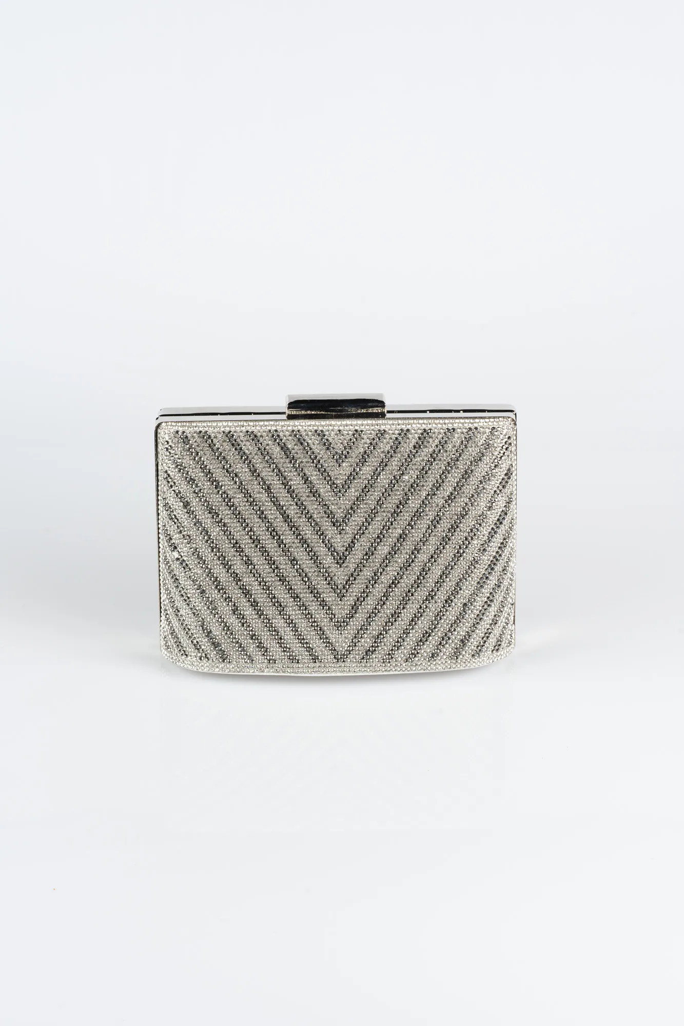 Silver-Stony Box Bag V343