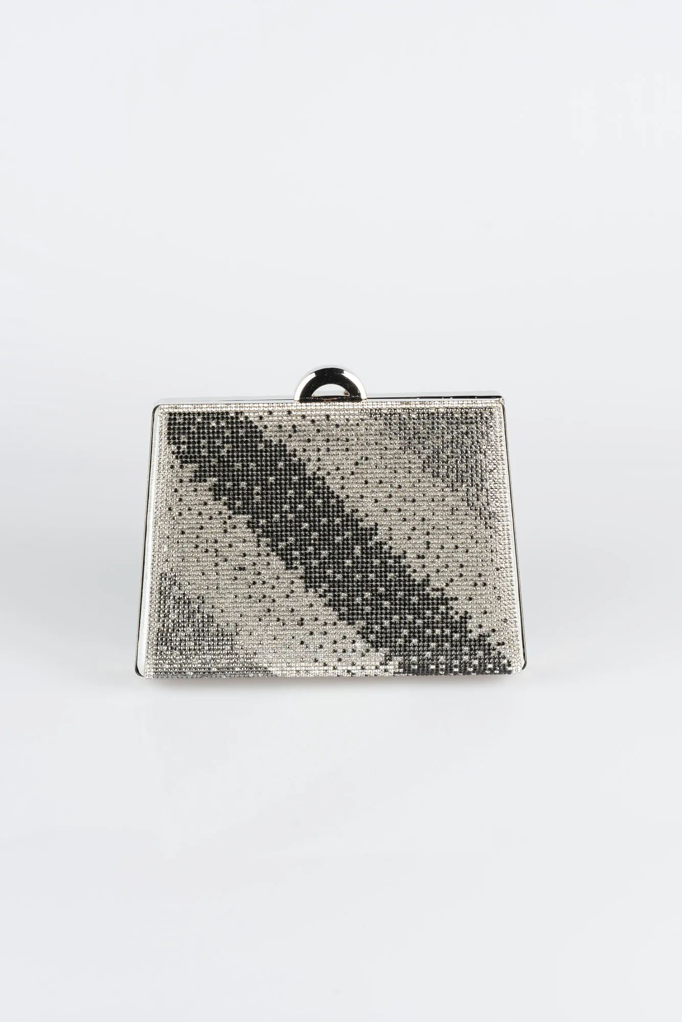 Silver-Stony Box Bag V358