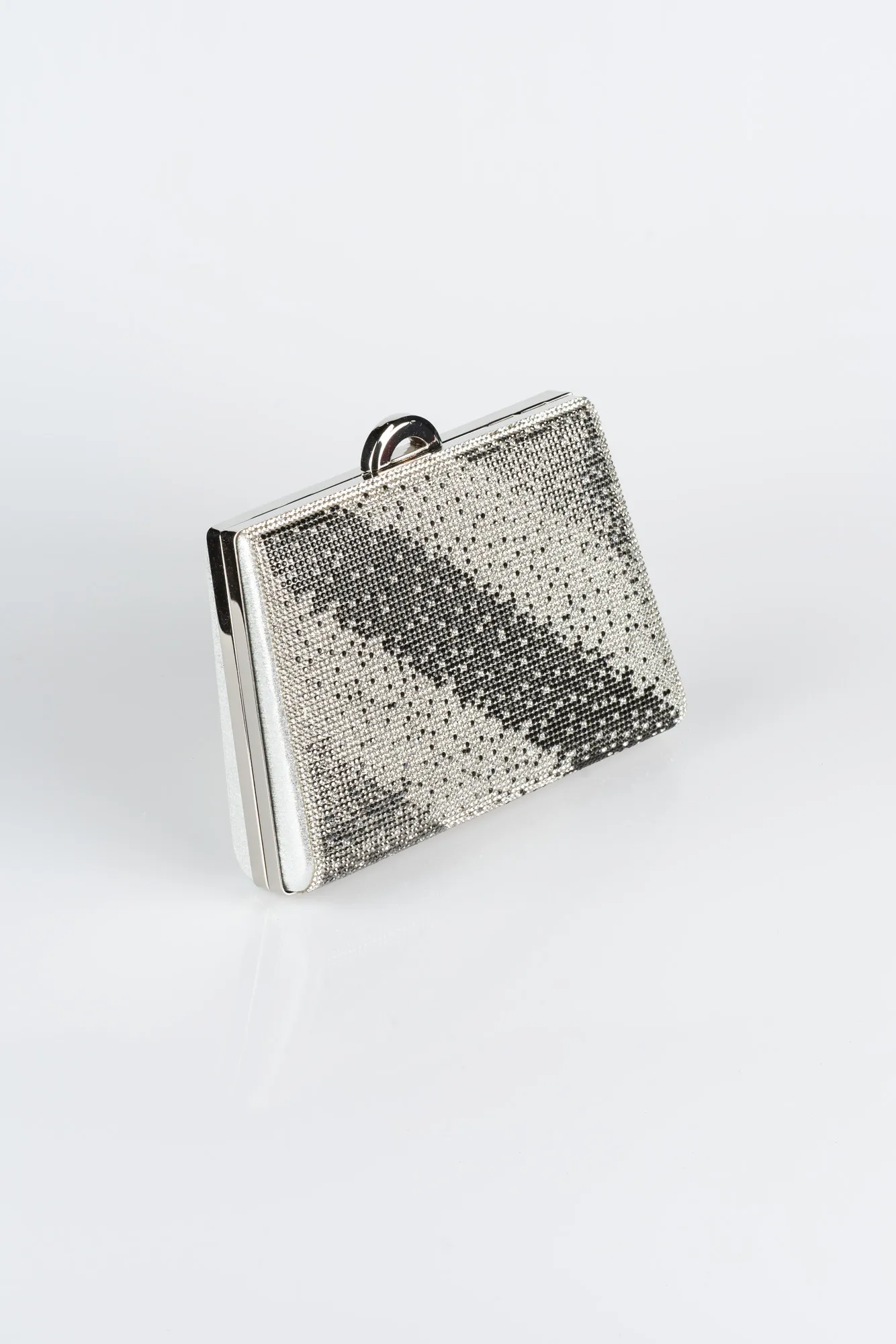 Silver-Stony Box Bag V358