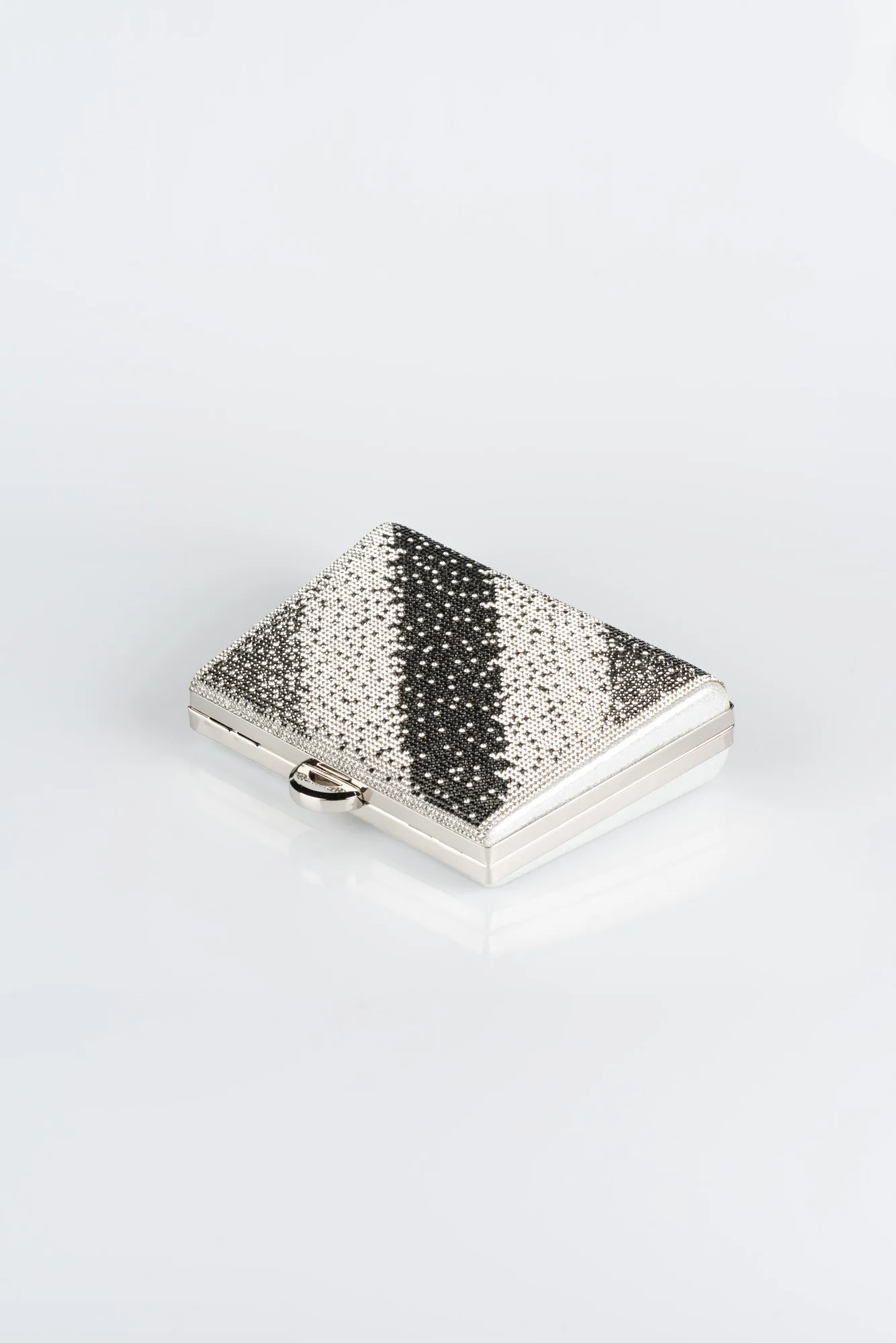 Silver-Stony Box Bag V358
