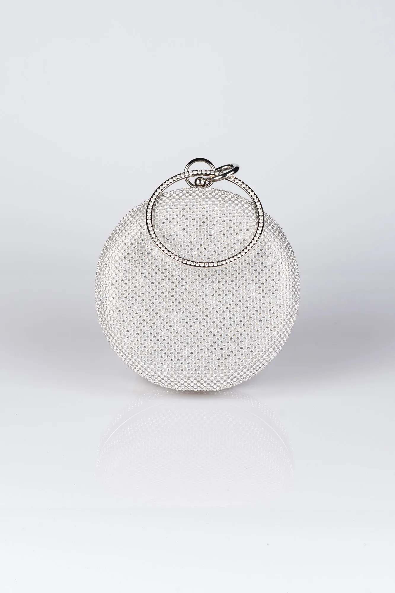 Silver-Stony Box Bag V780