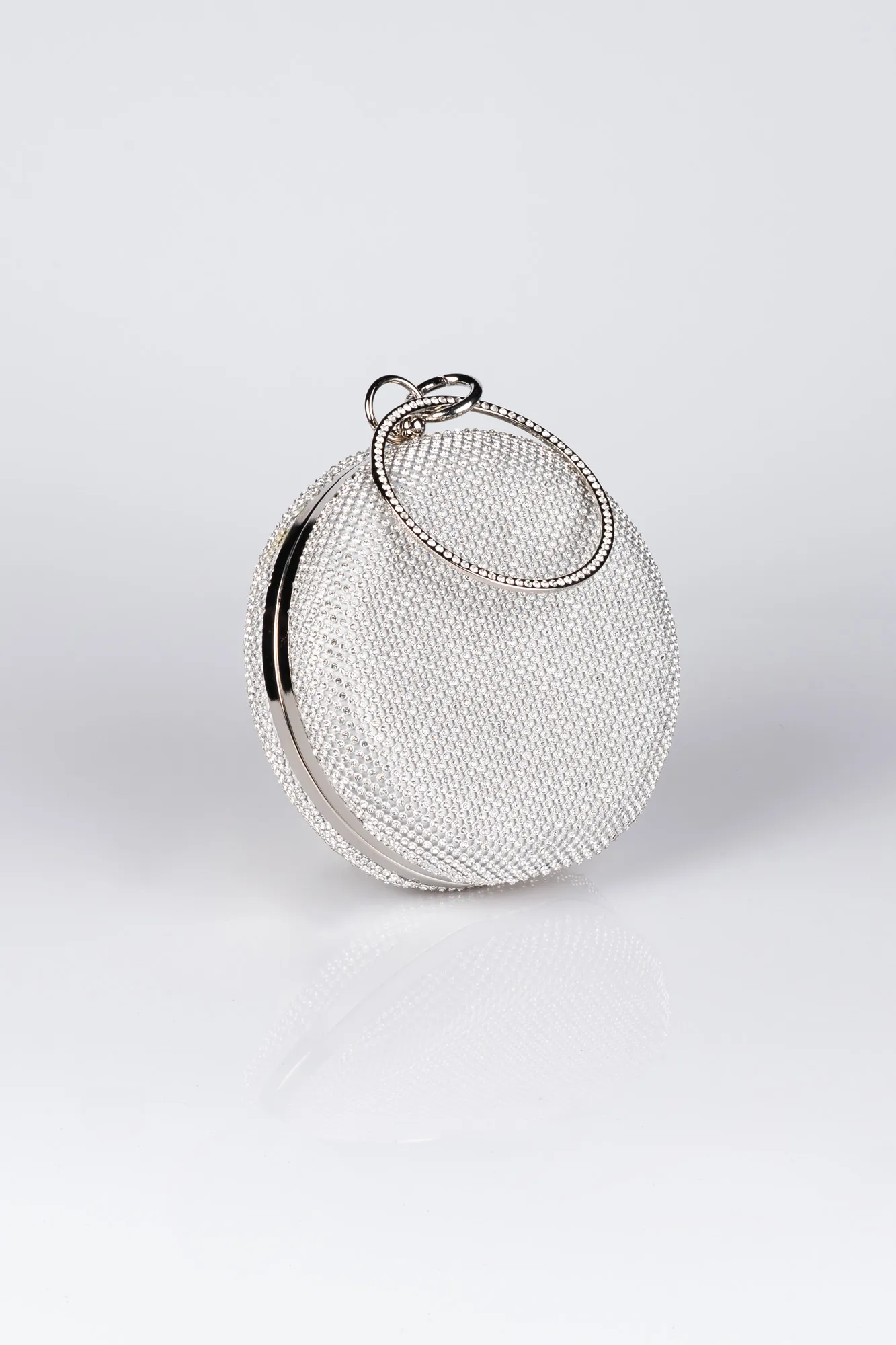 Silver-Stony Box Bag V780