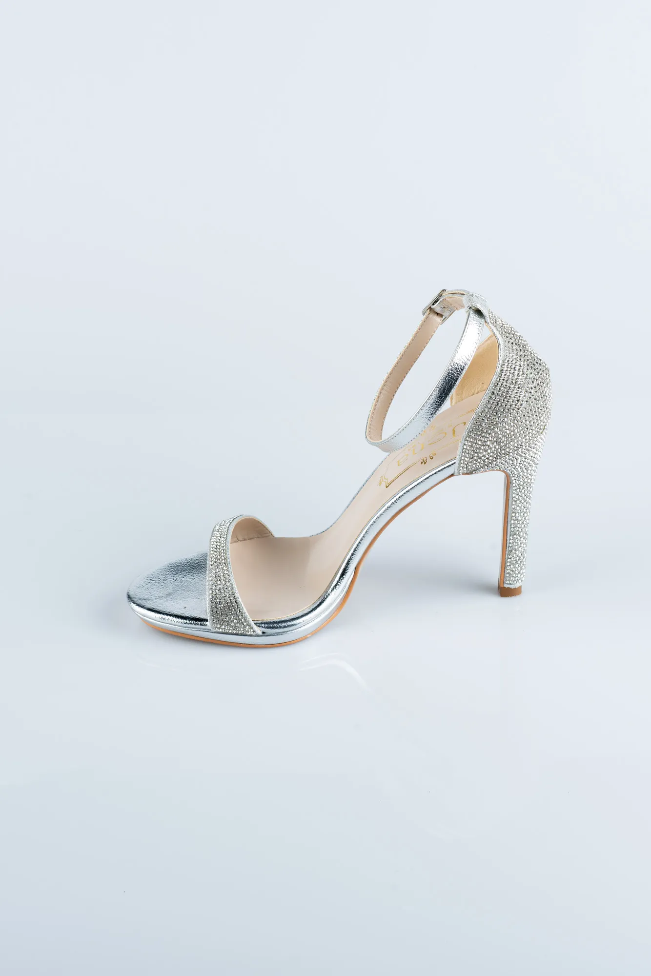 Silver-Stony Evening Shoe MJ1332