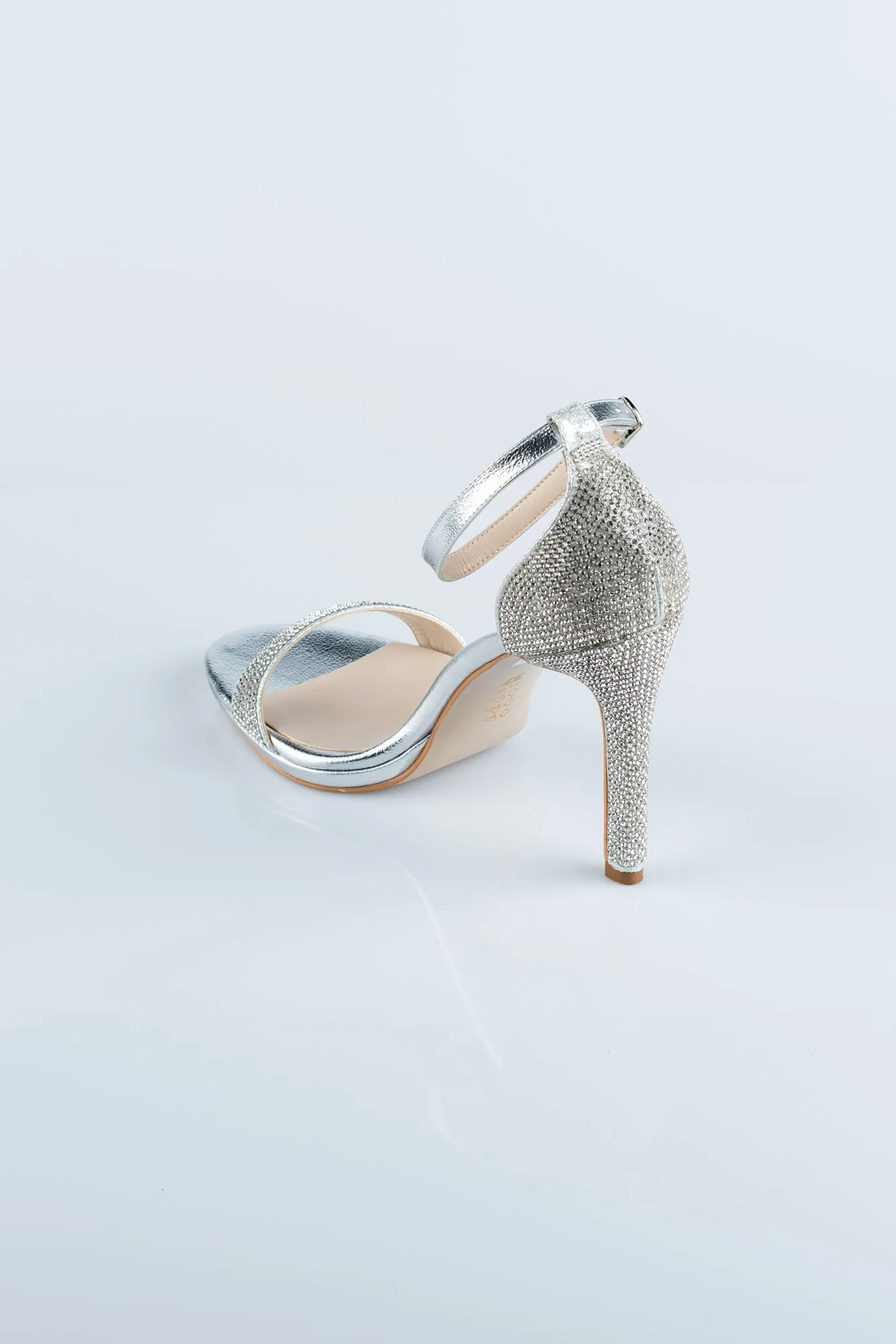 Silver-Stony Evening Shoe MJ1332