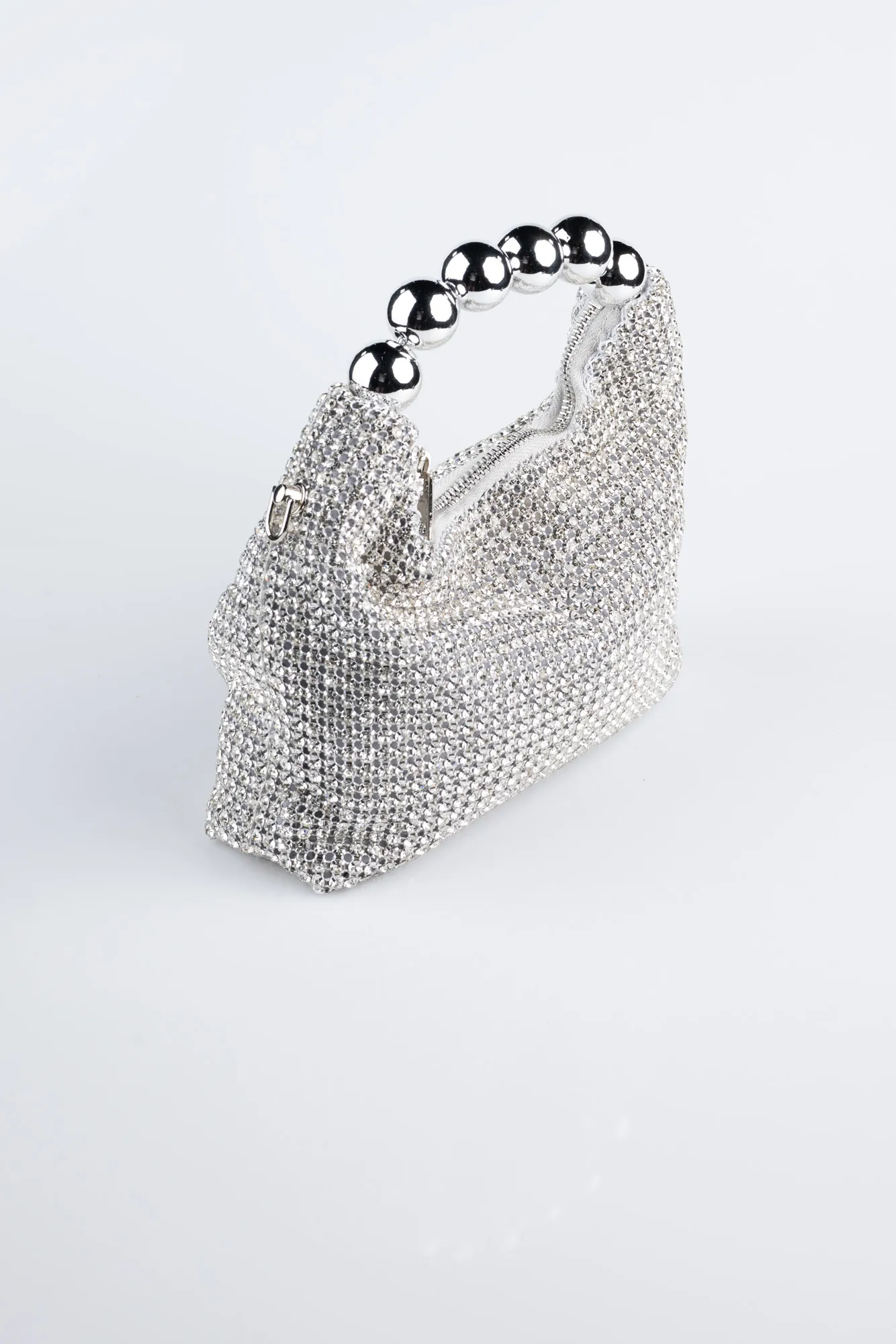 Silver-Swarovski Night Bag MN980
