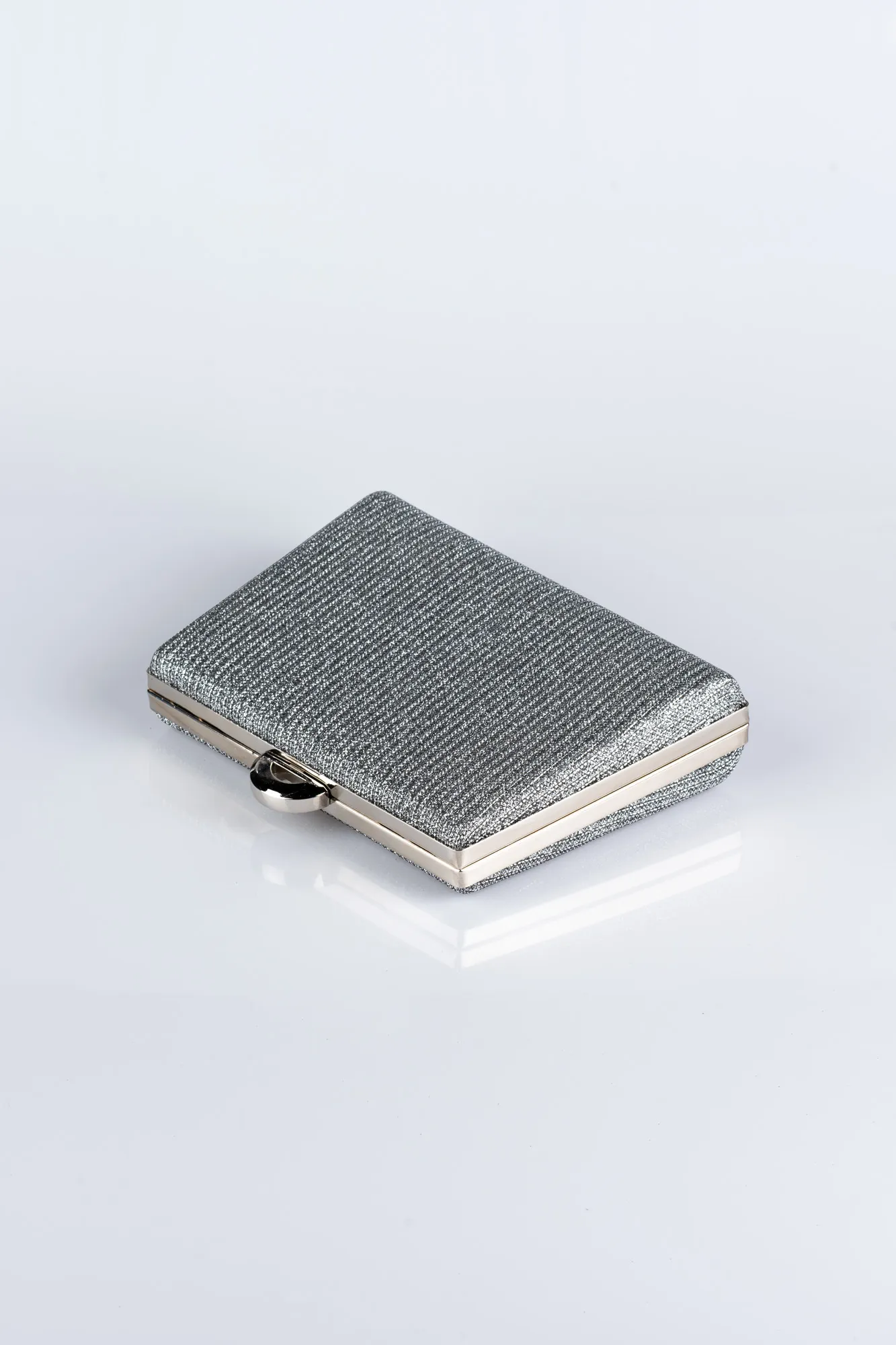 Smoked Color-Silvery Box Bag V249