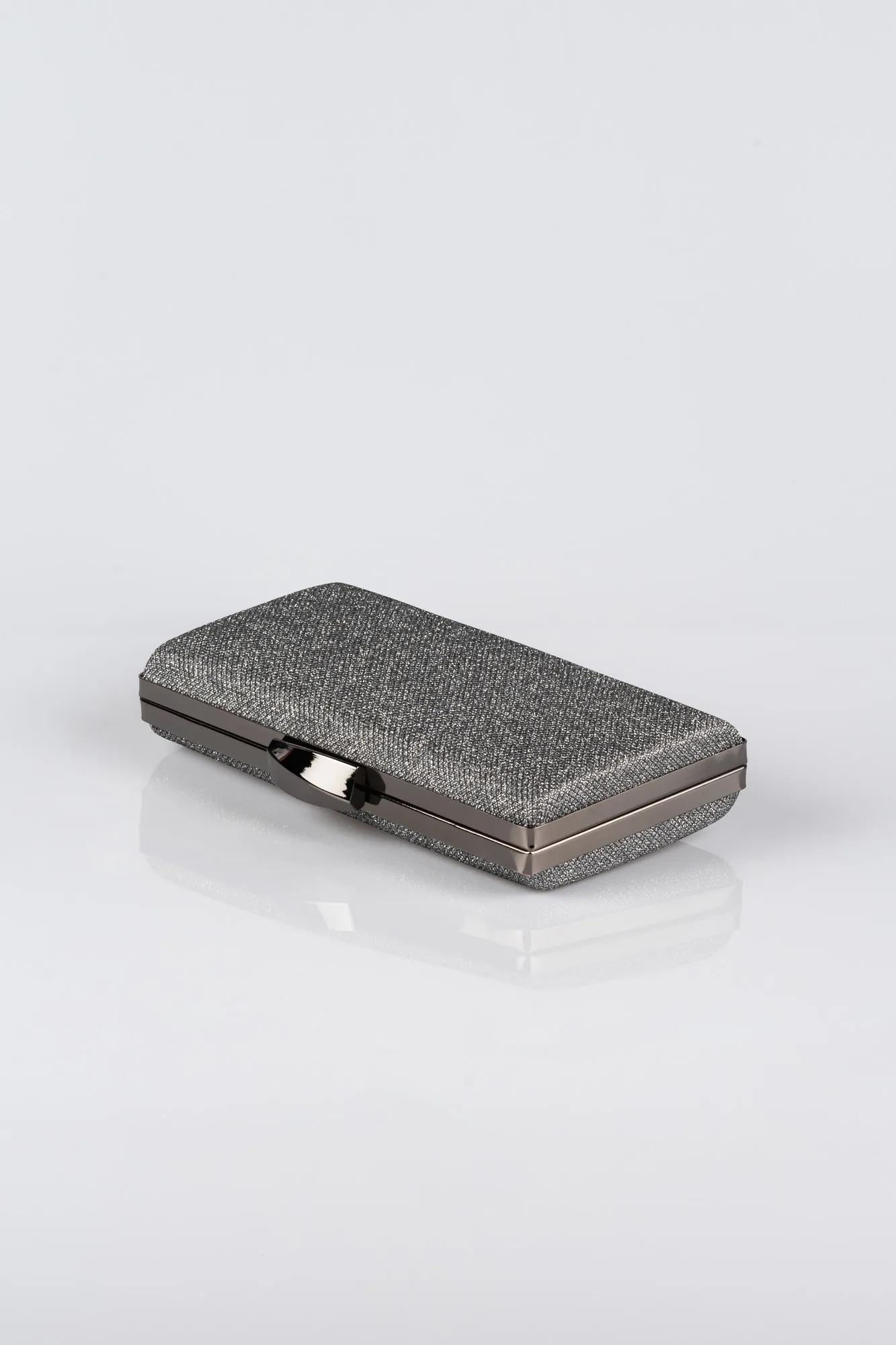 Smoked Color-Silvery Box Bag V273