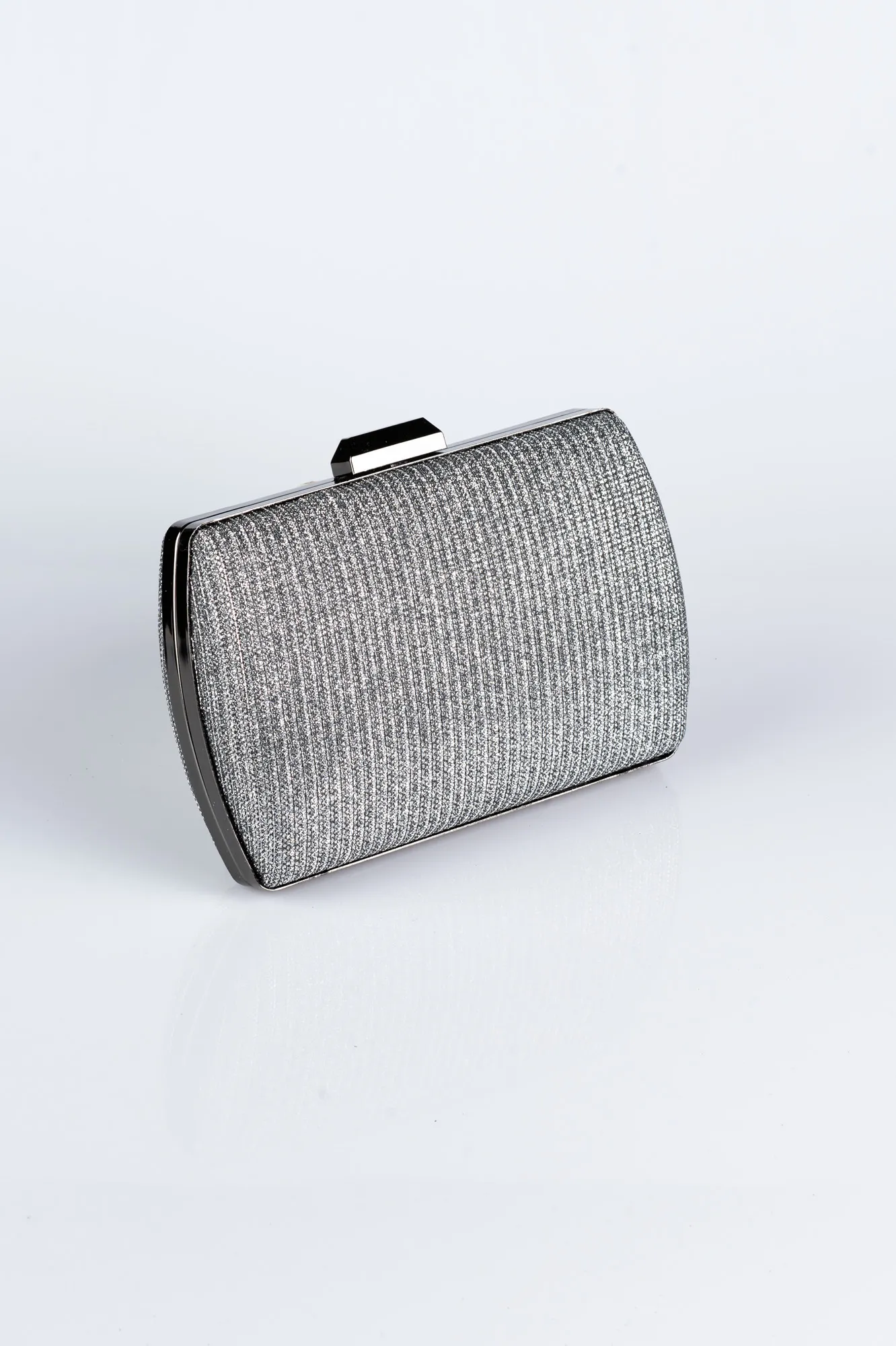Smoked Color-Silvery Evening Bag V276