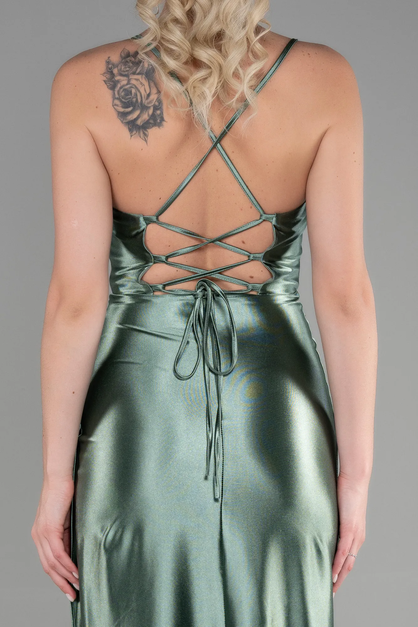 Turquoise-Long Prom Gown ABU3247