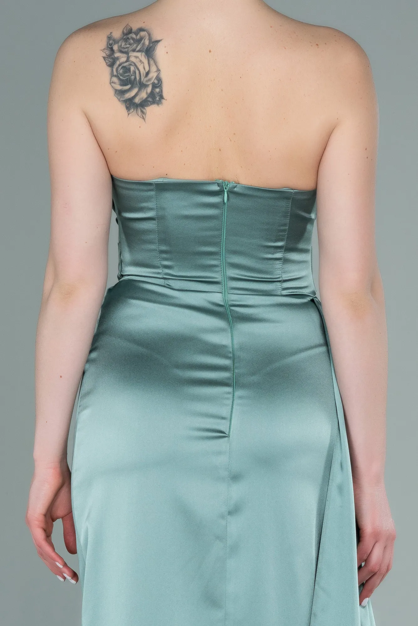 Turquoise-Mermaid Evening Dress ABU3443