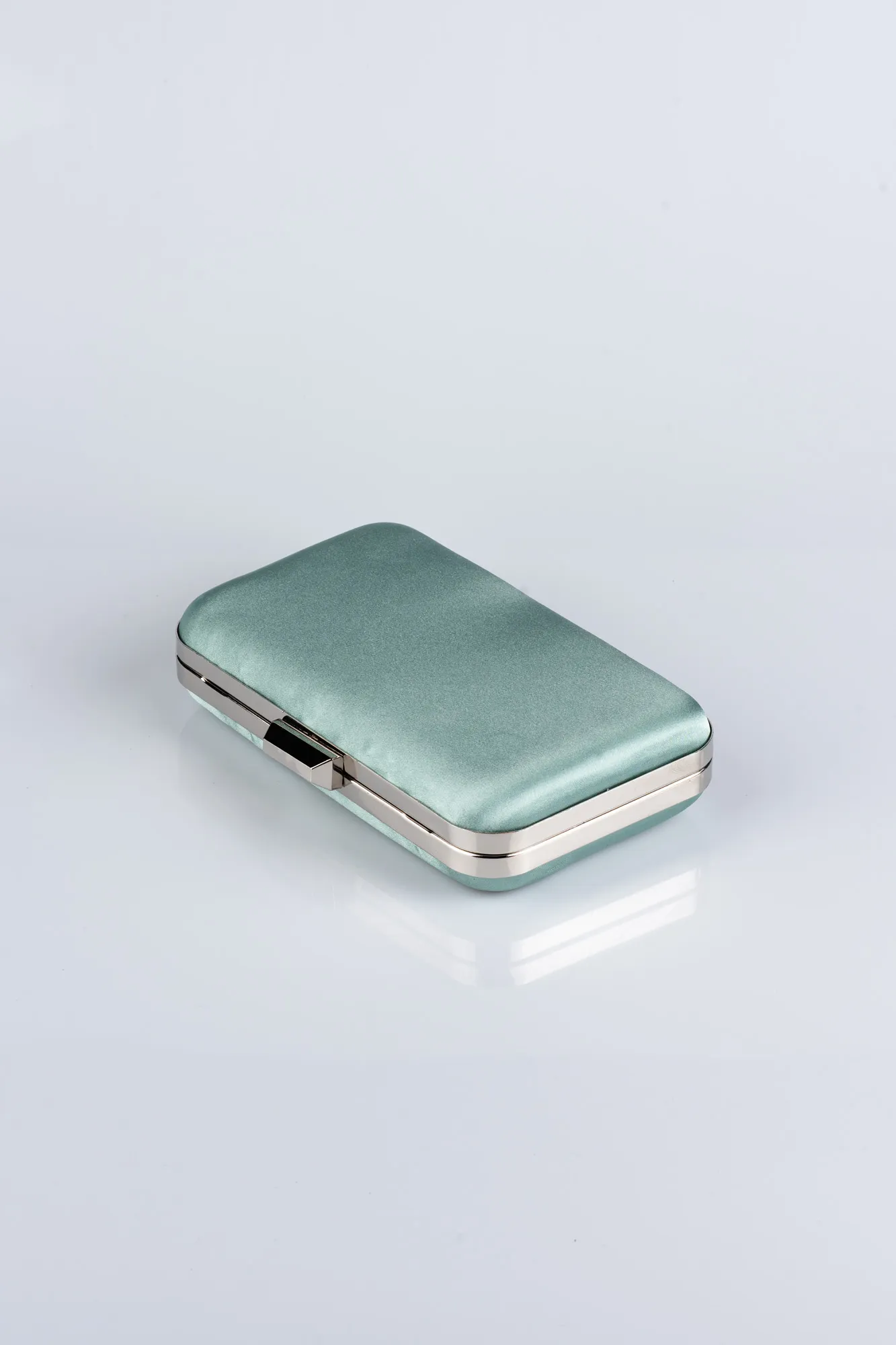 Turquoise-Satin Night Bag SH802