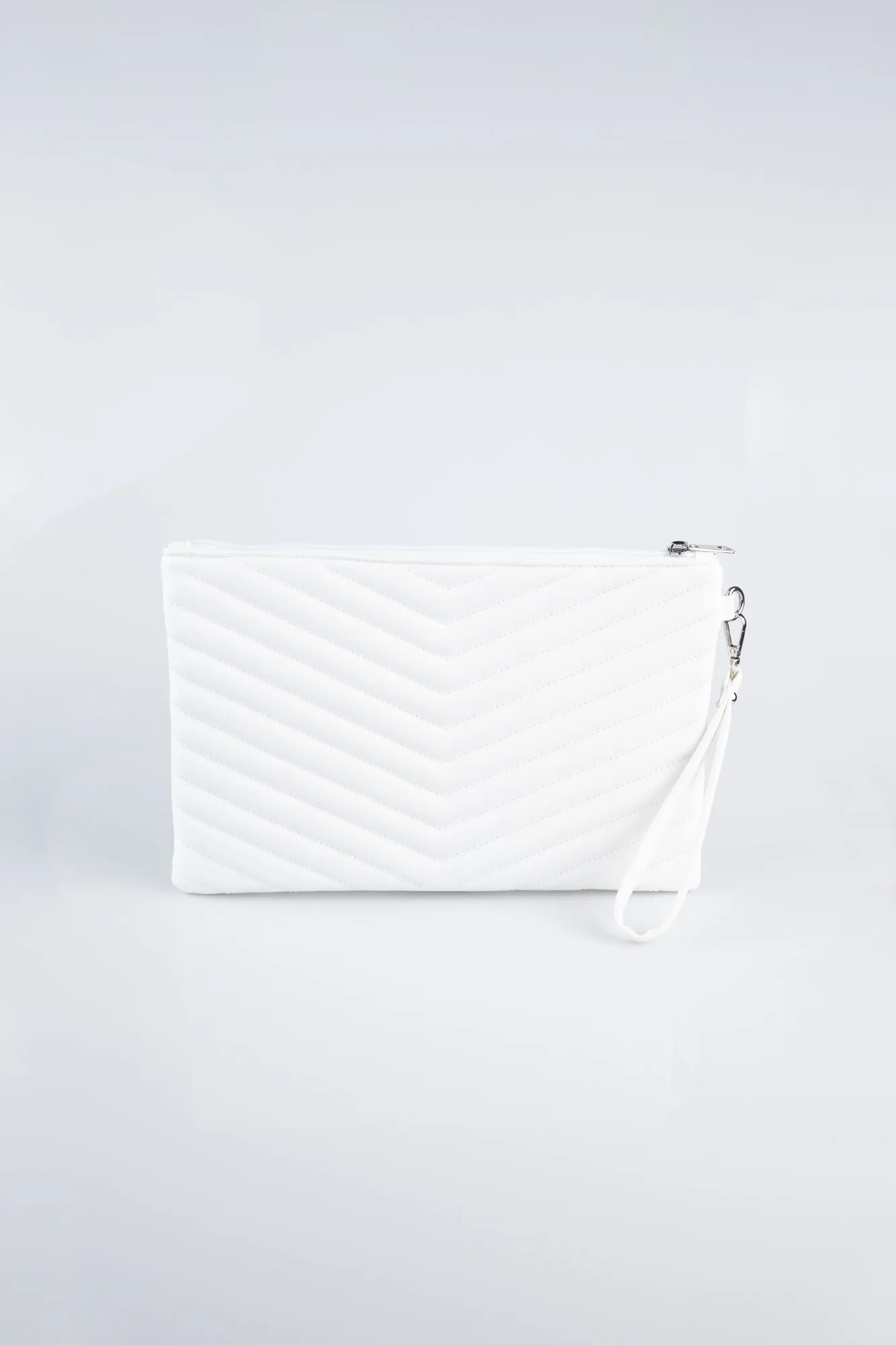 White-Leather Evening Bag KC413