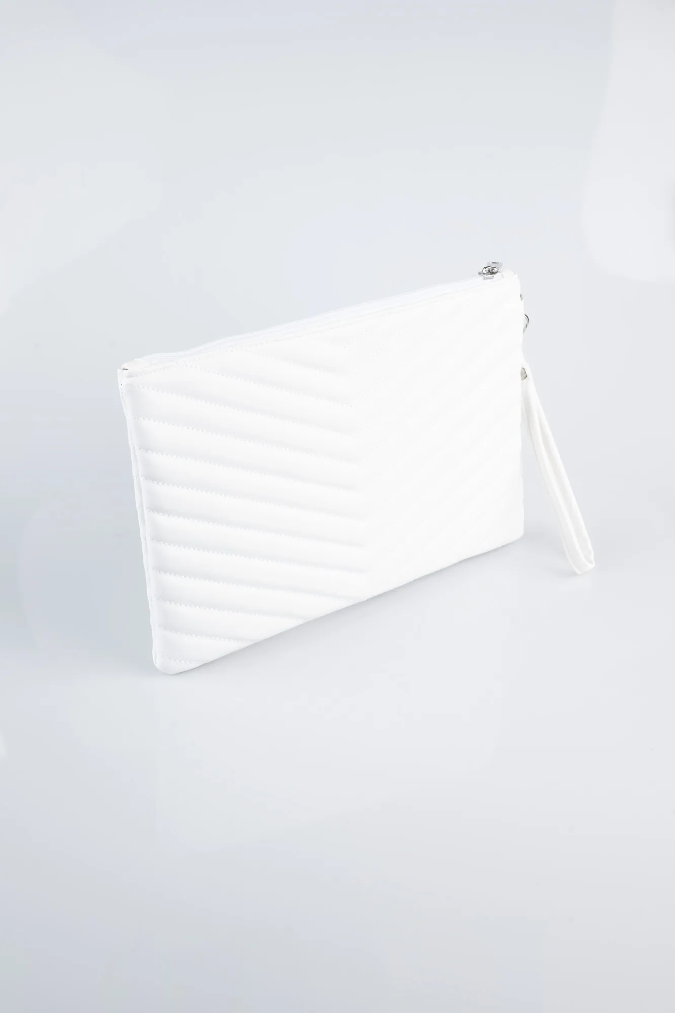 White-Leather Evening Bag KC413