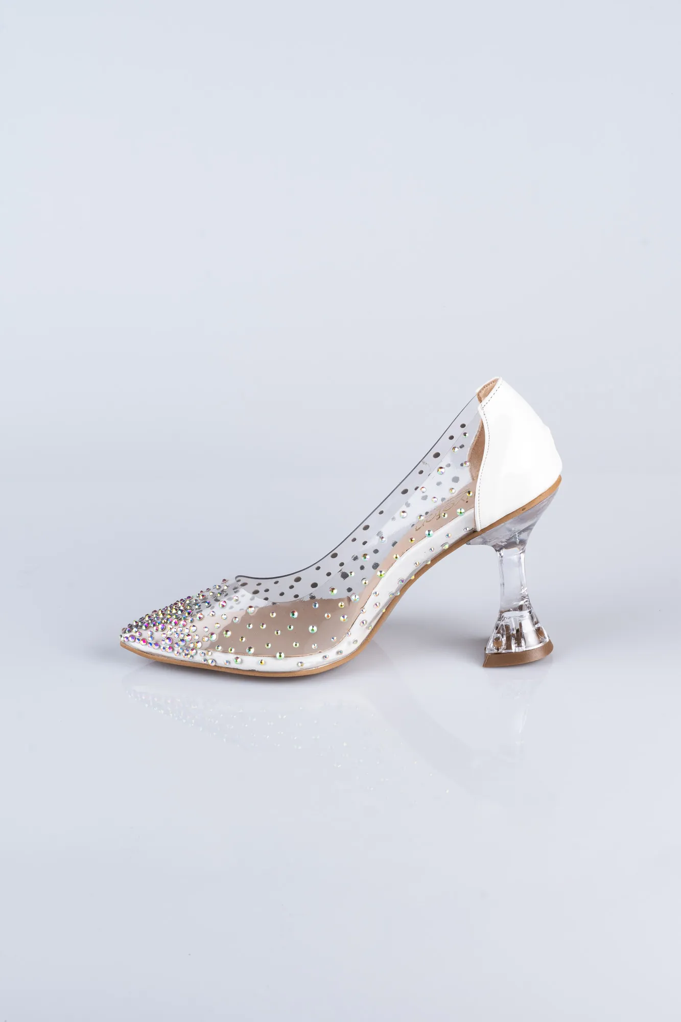 White-Mirror Evening Shoe AB1081