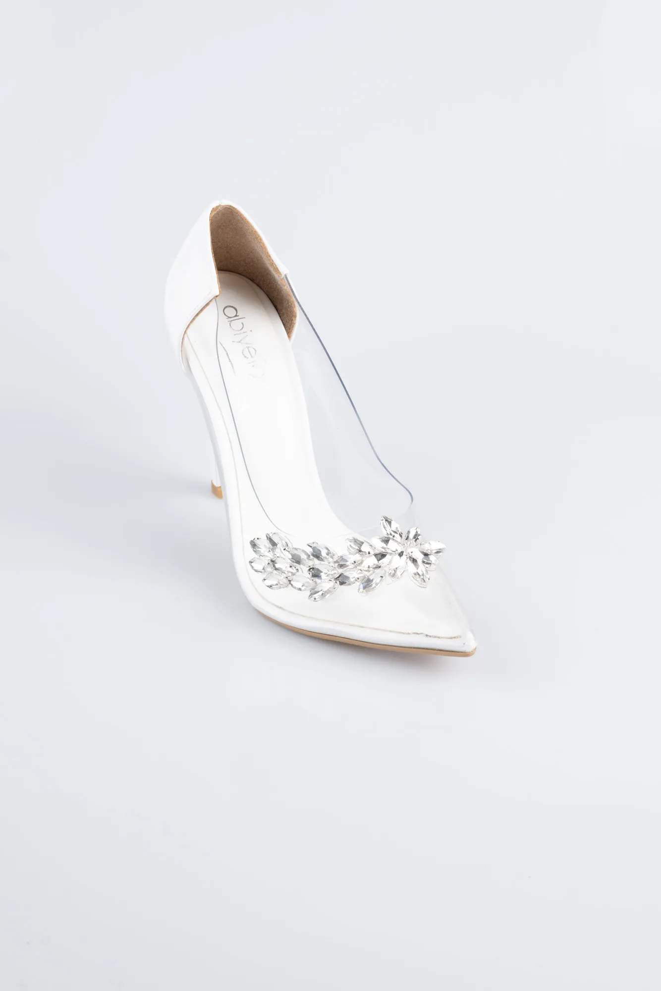 White-Patent Leather Evening Shoe AB1150