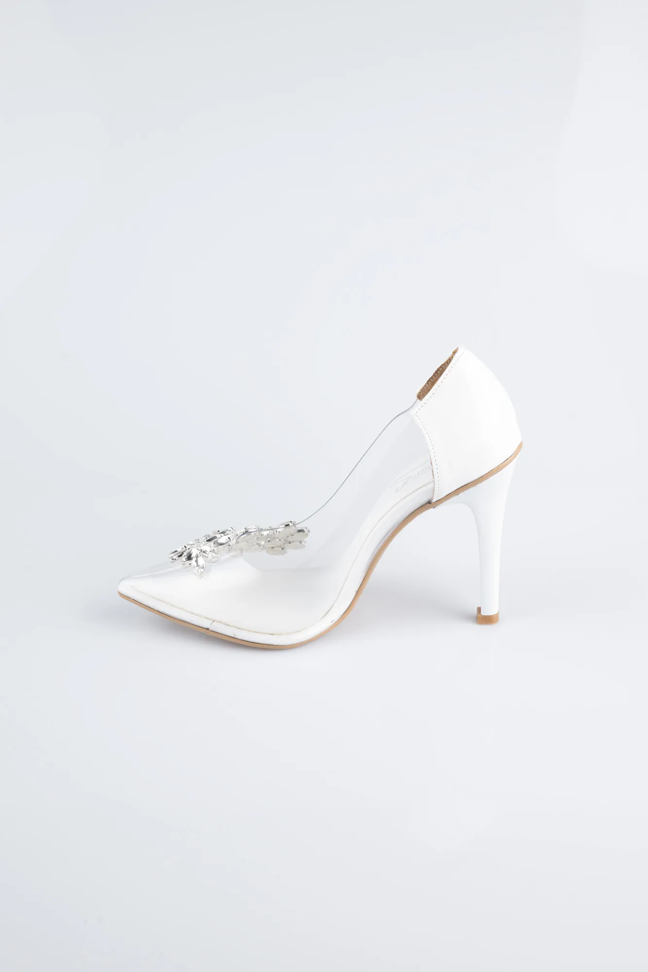 White-Patent Leather Evening Shoe AB1150