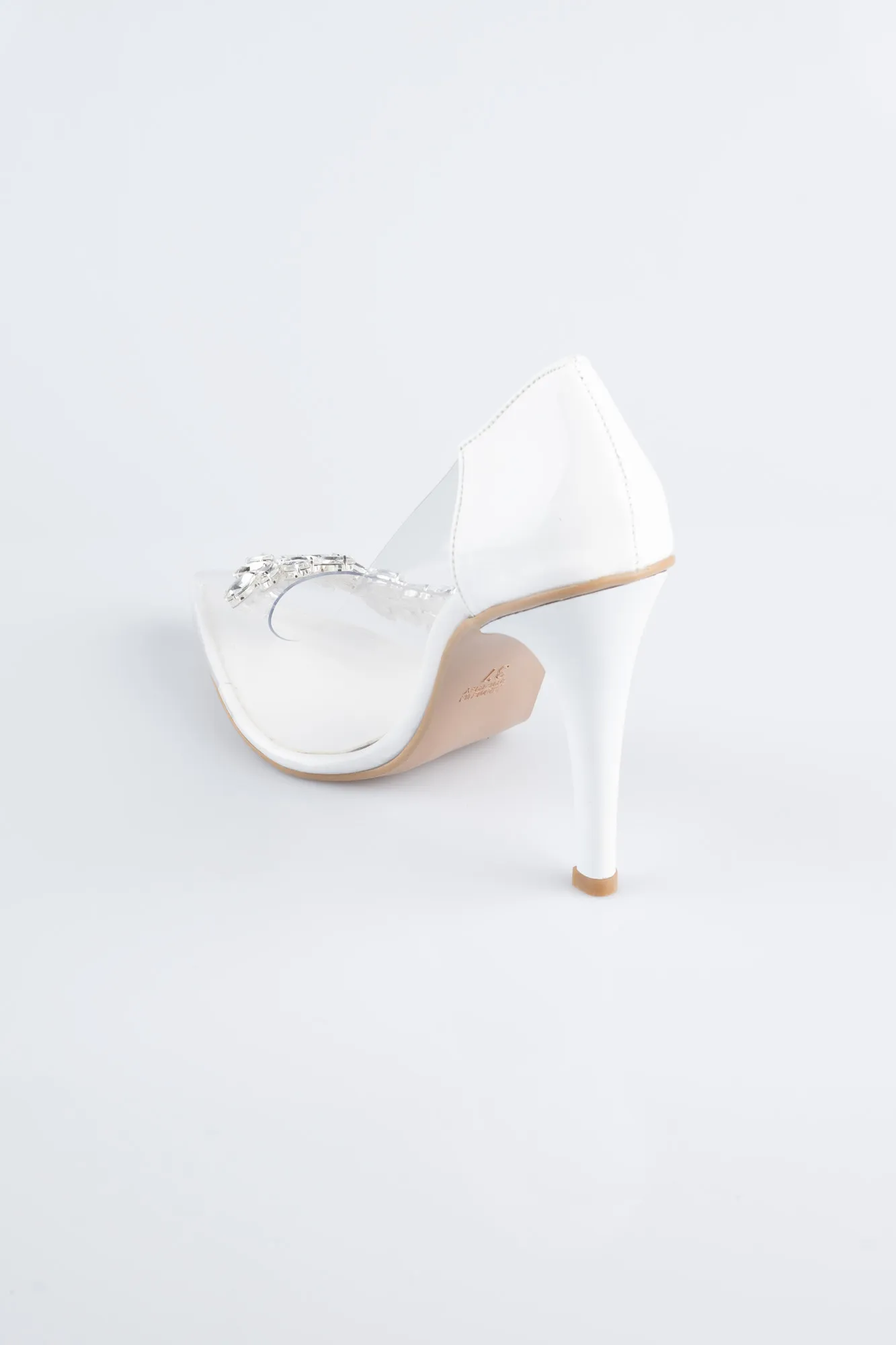 White-Patent Leather Evening Shoe AB1150
