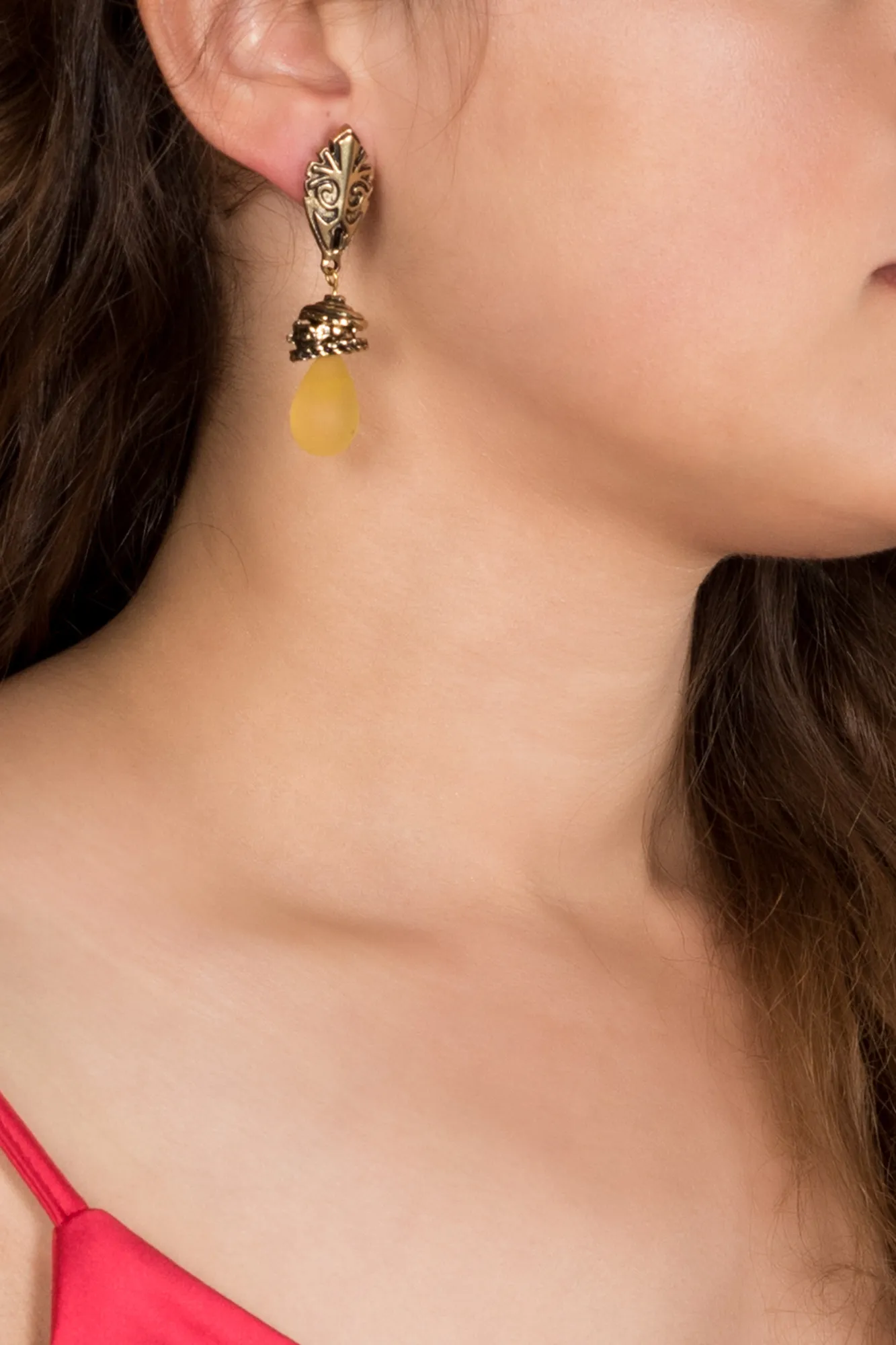 Yellow-Earring BJ259